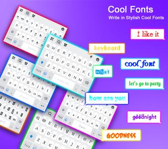 Emoji keyboard-Themes,Fonts