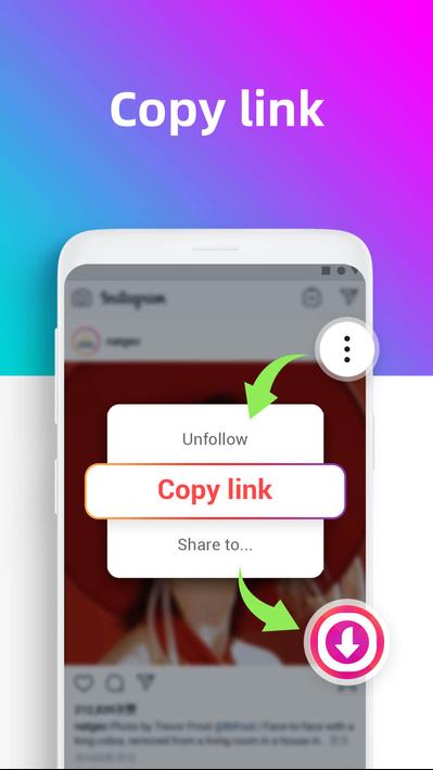 Video downloader for Instagram