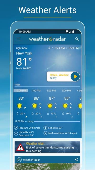 Weather & Radar - Snow radar