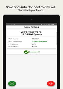 WiFi QrCode Password scanner