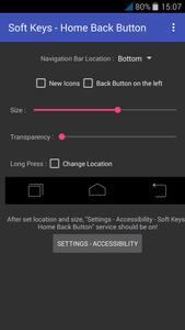 Soft Keys - Home Back Button