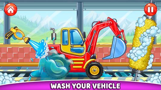 Truck games for kids - builder