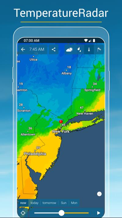 Weather & Radar - Snow radar