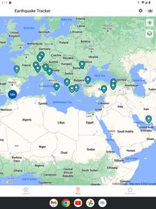 Earthquake App - Tracker, Map