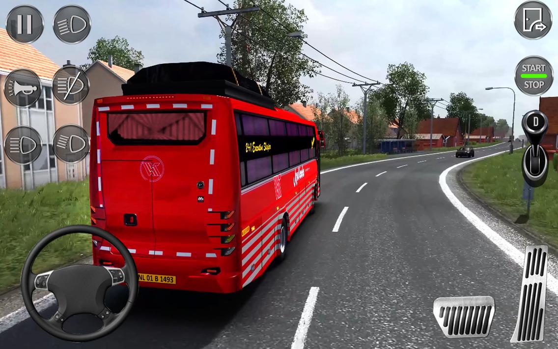 City Coach Bus Parking Game 3D