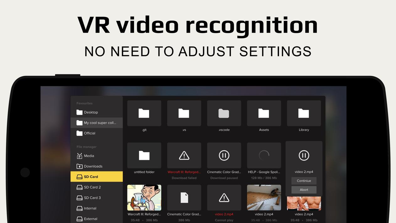 Gizmo VR Video Player: 360 Vir