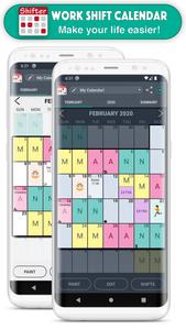 Work Shift Calendar