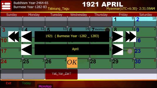 Myanmar Calendar
