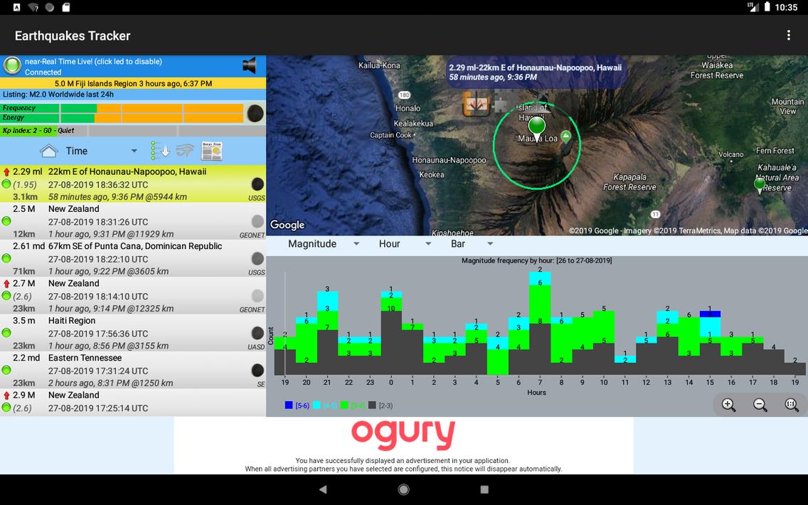 Earthquakes Tracker