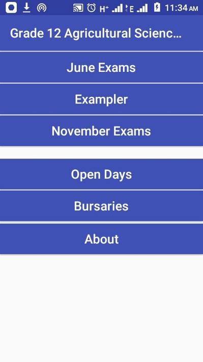 Grade 12 Agricultural Sciences