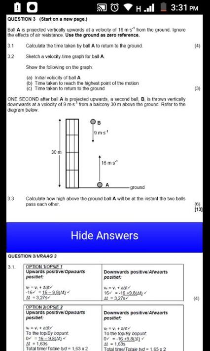 Grade 12 Physical Sciences