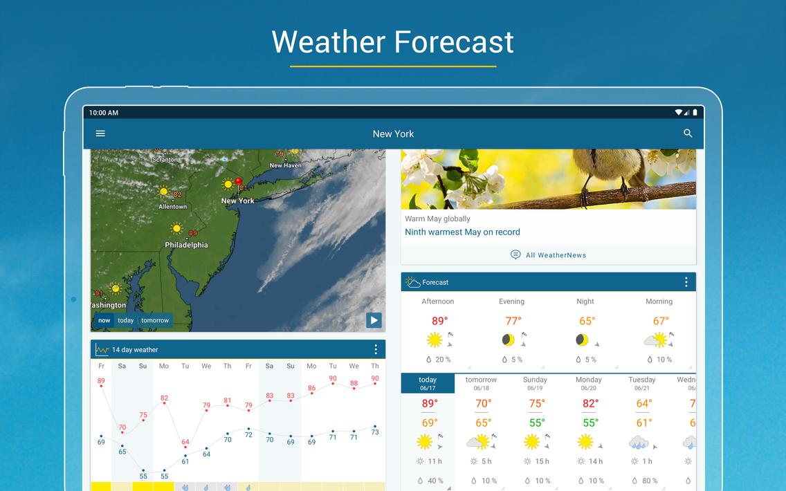 Weather & Radar - Snow radar