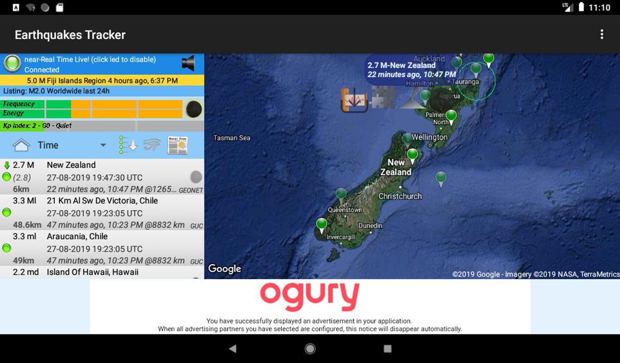 Earthquakes Tracker