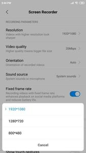 Xiaomi Screen Recorder (MIUI)