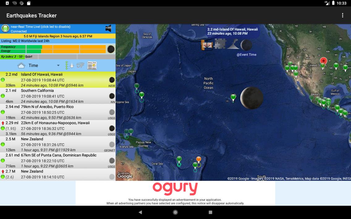 Earthquakes Tracker