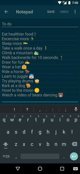 Notepad - simple notes