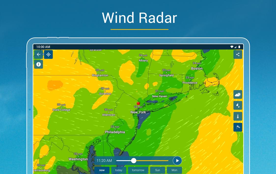 Weather & Radar - Snow radar