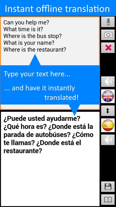 Offline Translator: Spanish-En