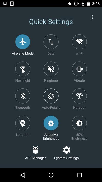 Quick Settings
