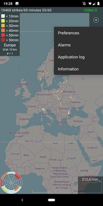 Blitzortung Lightning Monitor