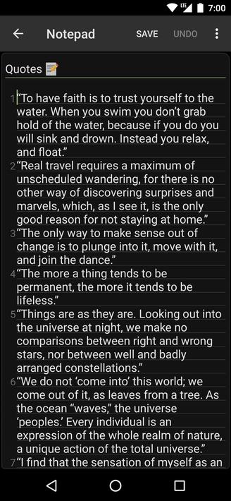 Notepad - simple notes