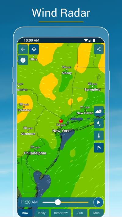 Weather & Radar - Snow radar