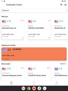 Earthquake App - Tracker, Map