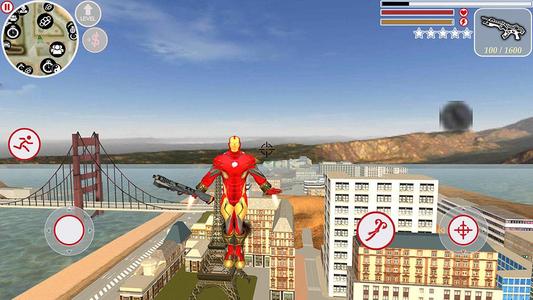 Super Iron Rope Hero - Fighting Gangstar Crime