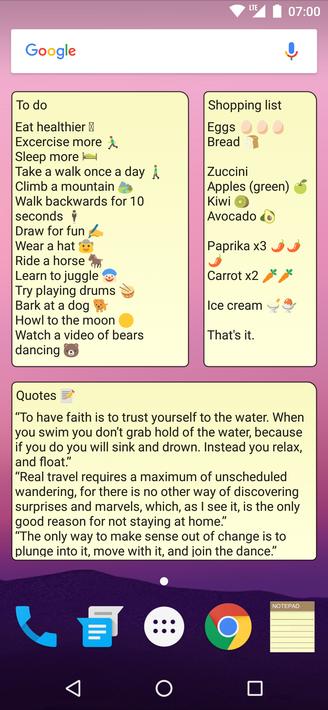 Notepad - simple notes
