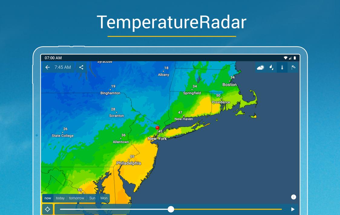 Weather & Radar - Snow radar