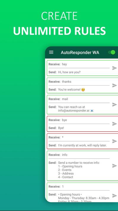 AutoResponder for WhatsApp