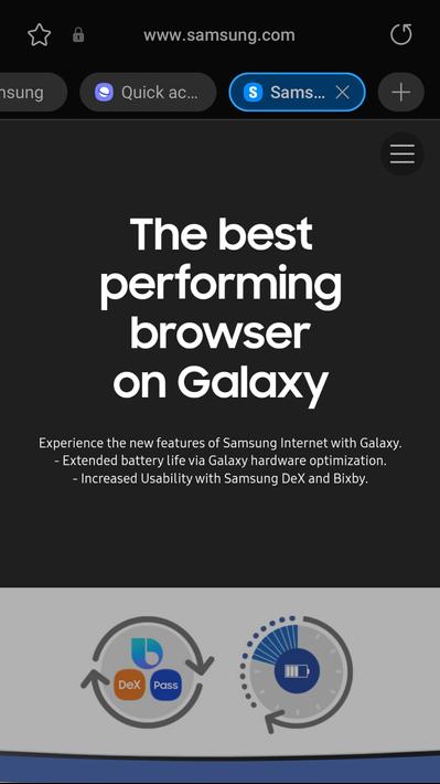 Samsung Internet Browser Beta