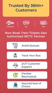 Book Bus, Train Tickets & Cabs