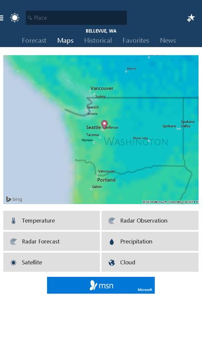 MSN Weather - Forecast & Maps