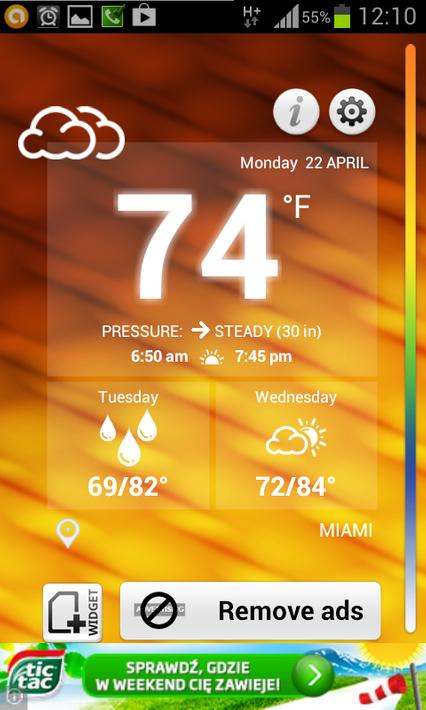 Hot Weather Thermometer