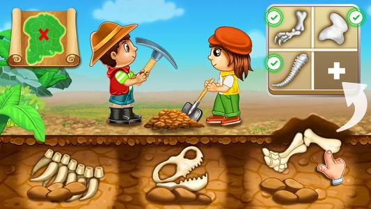 Dig Dinosaur Games: Kids games