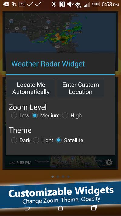 Weather Radar Widget
