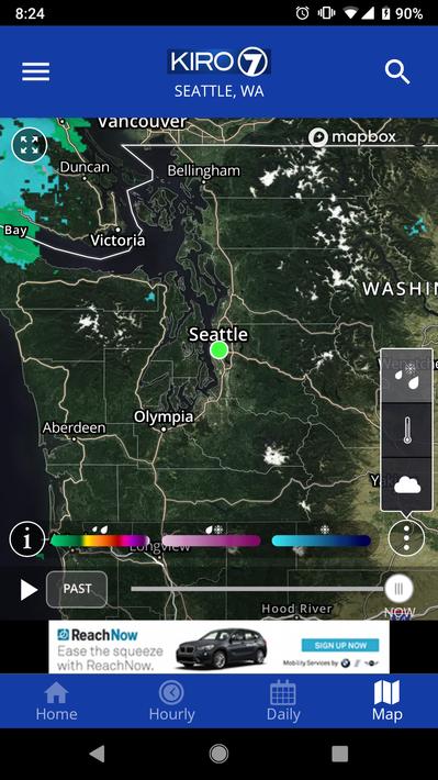 KIRO 7 PinPoint Weather App