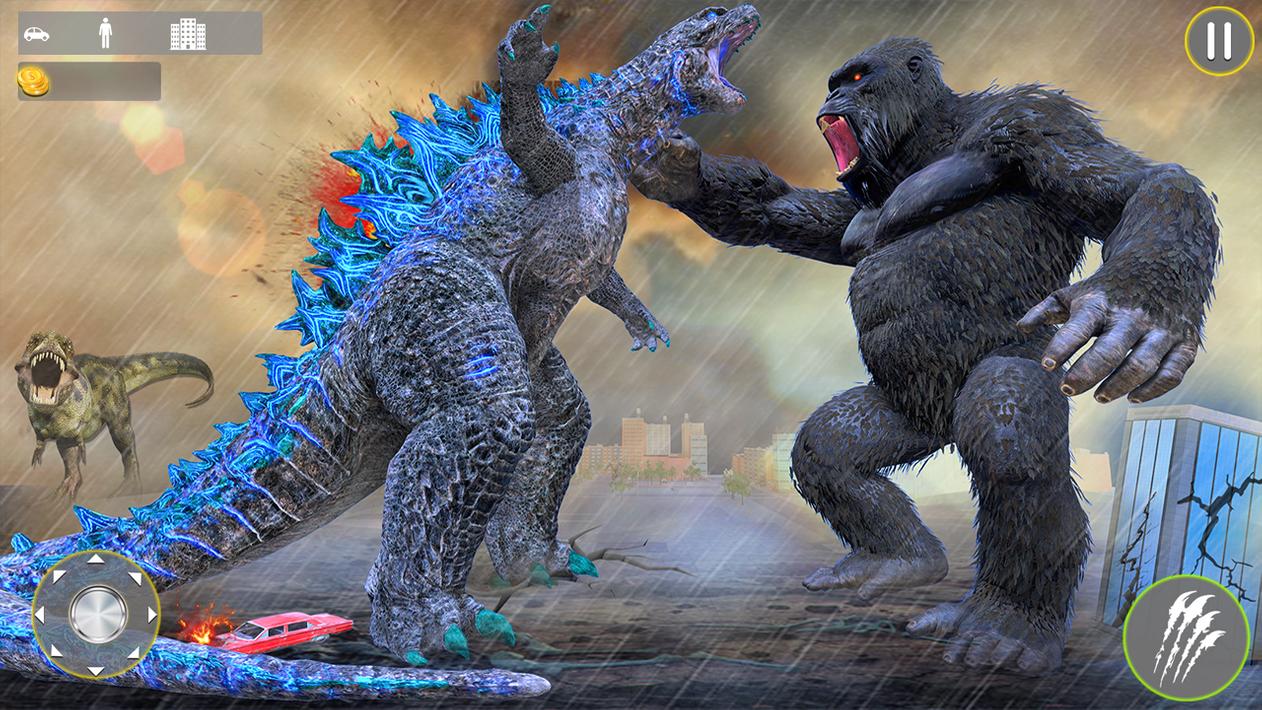 Gorilla king kong vs Godzilla