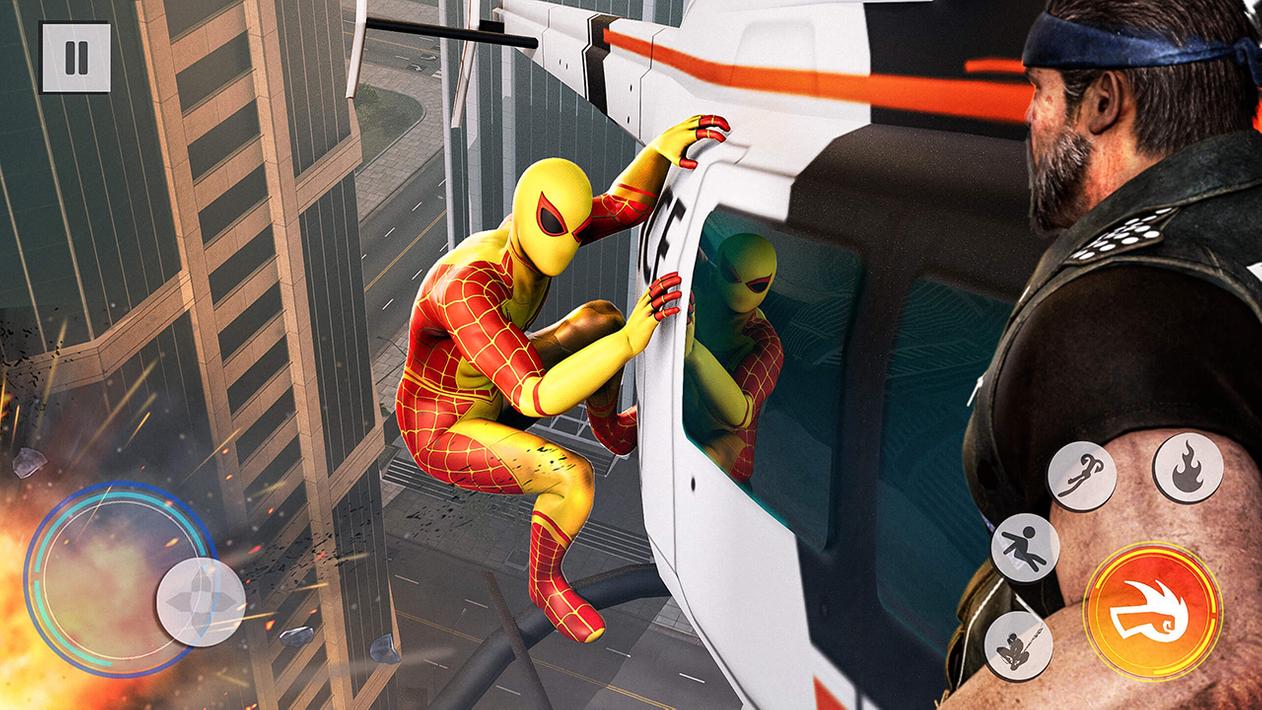 Spider Rope Superhero Games 3d