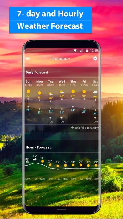 live weather widget accurate