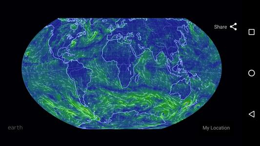 Wind Map Hurricane Tracker, 3D