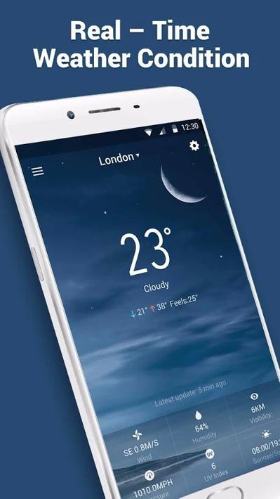 weather and clock widget❄️⛈