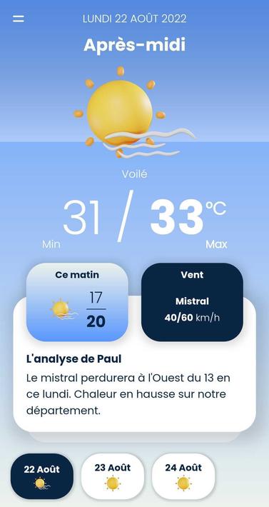 La Météo du 13