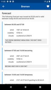 Aviation weather - METAR & TAF