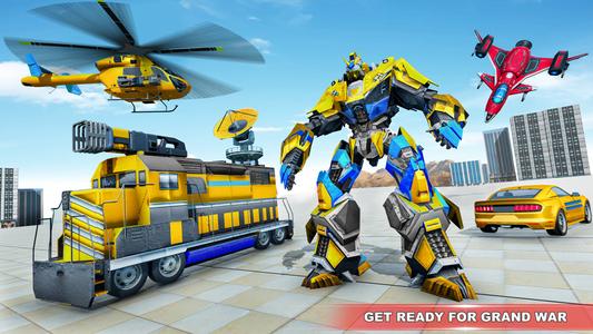 Train Robot transform Car Game