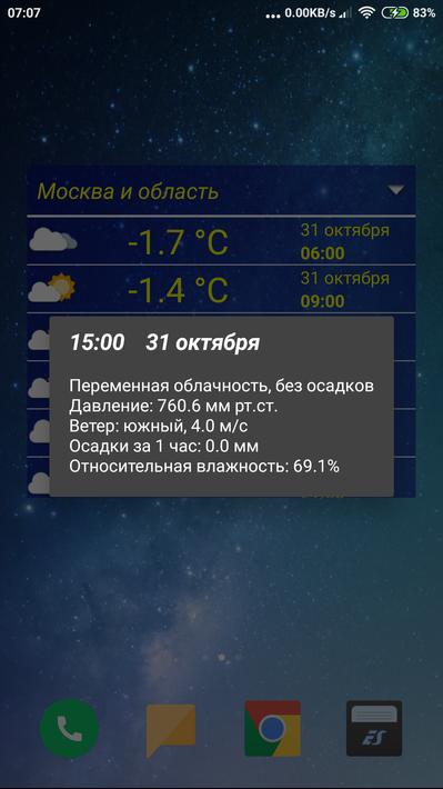 MeteoInfoWidget
