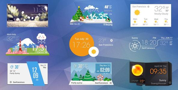 Winter of North Weather Widget