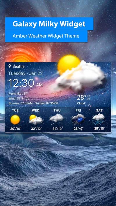 live weather widget accurate