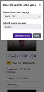 Video Subtitle Generator